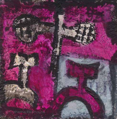 Tau crosses © Catherine Redmayne