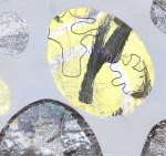 egg shapes with texture