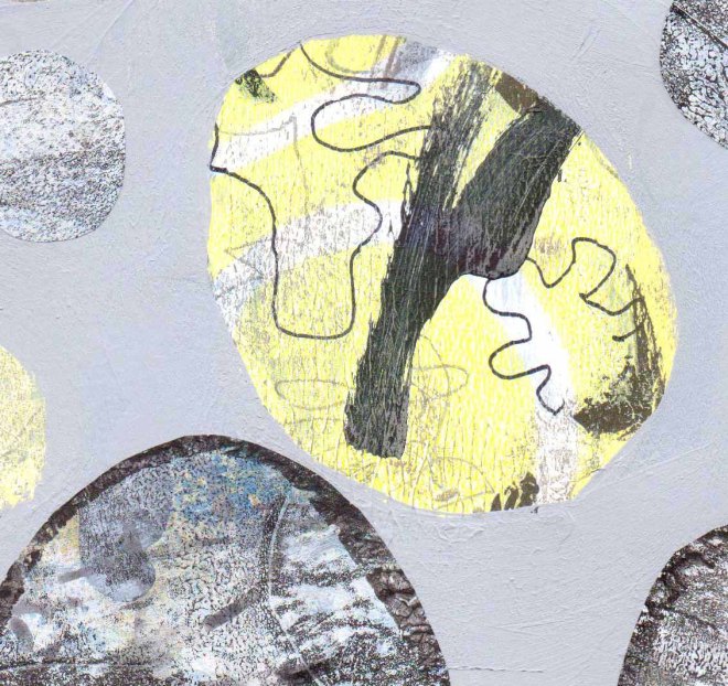 egg shapes with texture