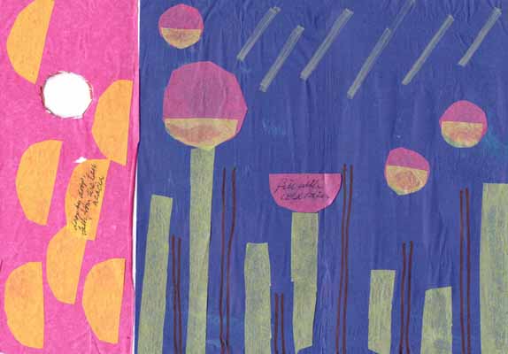 a folded card for 4 Last Songs