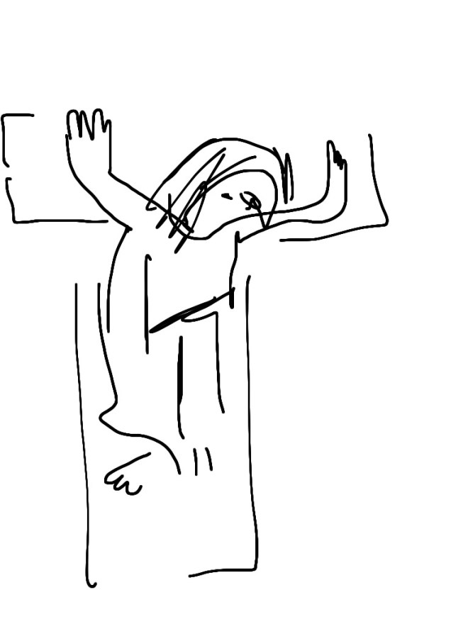 wooden carving by Eric Gill