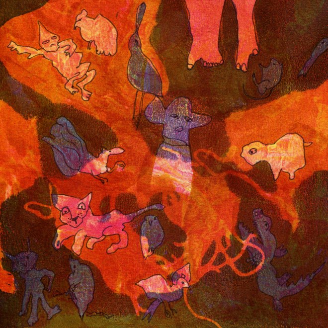 found images outlined - creatures and weird feet