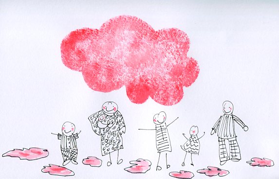 Everyone looks in the pink today