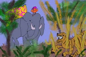 character developed from hunting actions